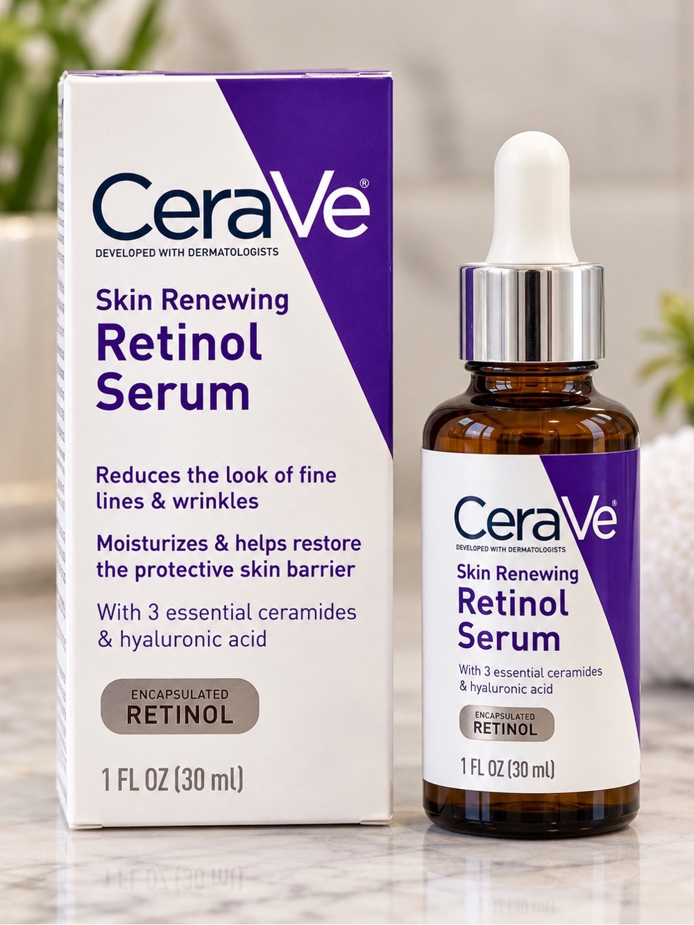 Cerave Retinol Facial treatment – Purple & White Packaging